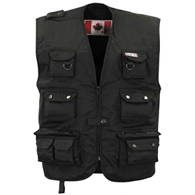 Afbeelding van MFH Outdoor herenvest, zwart.