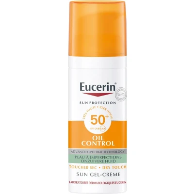 Afbeelding van 2x Eucerin Sun Oil Control Gel Creme SPF 50+ 50 ml