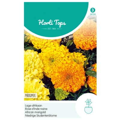 Afbeelding van Tagetes Erecta Nana Maximix Mengsel Hortitops