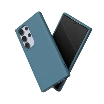Afbeelding van RHINOSHIELD Hoesje compatibel met [Galaxy S24 Ultra] SolidSuit dunne hoes schokabsorberende technologie en premium matte afwerking oceaanblauw