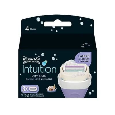 Afbeelding van Wilkinson Sword Intuïtion 2 in 1Dry Skin mesjes x3
