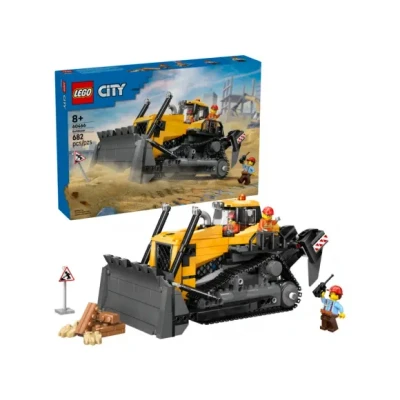 Afbeelding van LEGO 60466 Gelber Bulldozer mit Frontlader (60466, Stad)