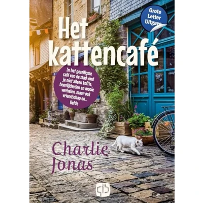 Afbeelding van Het kattencafé Grote Letter Uitgave