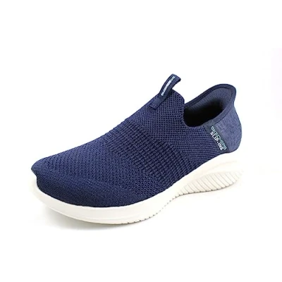 Afbeelding van Skechers Ultra Flex 3.0 Smooth Step Slip ins 149709 NVY, Vrouwen, Marineblauw, Sneakers,Sportschoenen, maat: 36,5