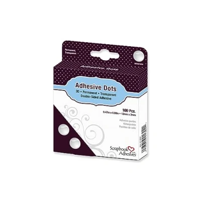 Afbeelding van Scrapbook Adhesives by 3L 01304 dubbelzijdige kleefpunten 300 stuks transparant