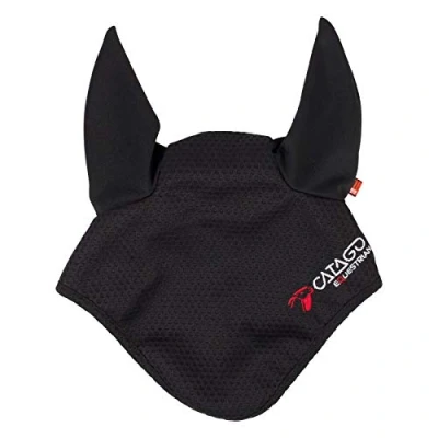 Image de Catago Bonnet Anti Mouches FIR Tech Noir Poney