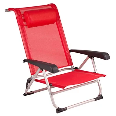 Afbeelding van Bo Camp Strandstoel Saint Tropez Rood