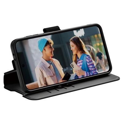 Afbeelding van CARE by PanzerGlass Feature Wallet Case w. Kickstand voor de Samsung Galaxy A36 Zwart