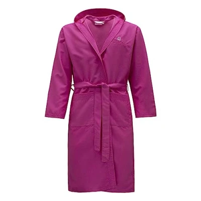 Afbeelding van Renato Balestra Badjas van microvezel, uniseks, volwassenen, met capuchon, Fuchsia