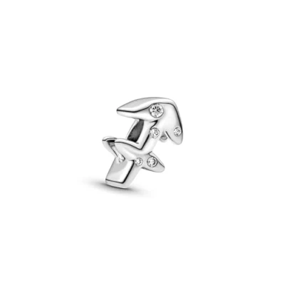 Afbeelding van PANDORA Clip/stopper &quot;zonnestrahlen&quot; 798614C01, Metaal, Zirkonia