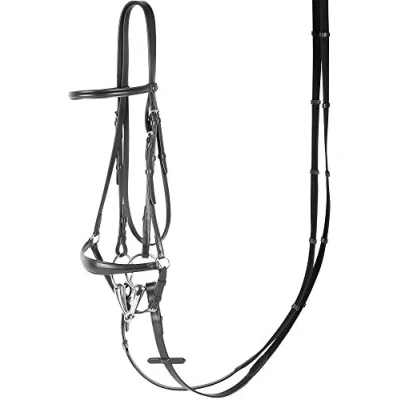 Image de Harry&#039;s Horse Bride Basse Muserolle Noir Cob