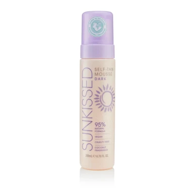 Afbeelding van Sunkissed Self Tan Mousse Dark 200ml Haibu by Kapperskorting.com