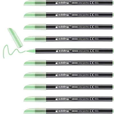 Afbeelding van edding Fineliner 1200 f pastel appel sorbet 10 stuks