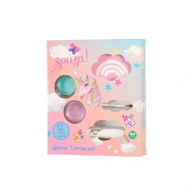 Afbeelding van Souza for kids glitter tattoos maken eenhoorn