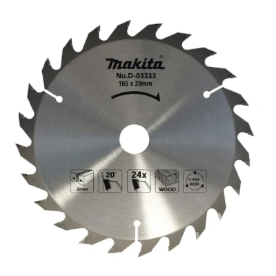 Afbeelding van Makita D 03333 Handcirkelzaagblad 165 x 20 24T Hout