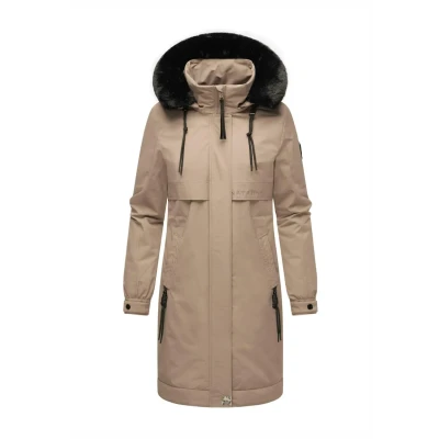 Afbeelding van Navahoo Kaltwetterretter Parka, Dames, Maat: 5XL, Taupe grey