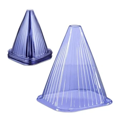 Afbeelding van Relaxdays 32 stuks vorst en slakkenbescherming PVC blauw 22 x 19 cm