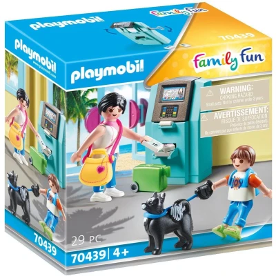 Afbeelding van PLAYMOBIL Family Fun Vakantiegangers met geldautomaat