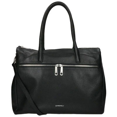 Afbeelding van Gigi Fratelli Dames Leren Laptoptas 15 inch Romance Business ROM8006 Zwart