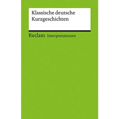 Afbeelding van Klassische deutsche Kurzgeschichten. Interpretationen