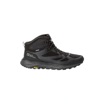 Afbeelding van Jack Wolfskin Terraventure Texapore MID M Bergschoenen, Heren, Maat: 43, Black Kunststof/ textiel