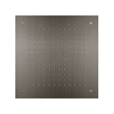 Afbeelding van SB Temptation Regendouche inbouw vierkant 38x38cm PVD Gun Metal 1208955764