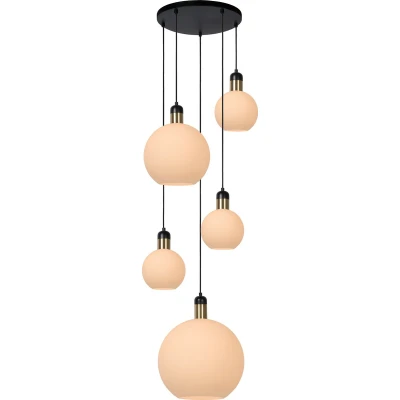 Afbeelding van Lucide JULIUS Hanglamp 5xE27 Opaal