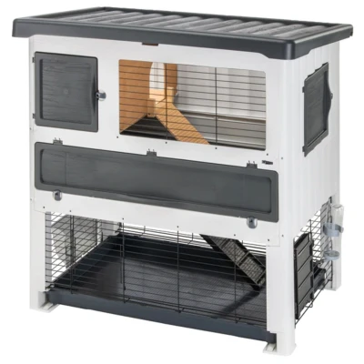 Afbeelding van Ferplast Konijnenhok Grand Lodge 120 Plus Dierenverblijf 115.5x73x117 cm Grijs