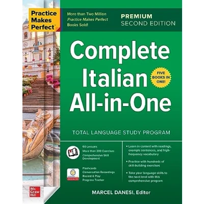 Afbeelding van Practice Makes Perfect: Complete Italian All in One, Premium Second Edition