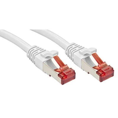 Afbeelding van LINDY 47798 RJ45 Netwerkkabel, patchkabel CAT 6 S/FTP 10.00 m Wit Snagless 1 stuk(s)