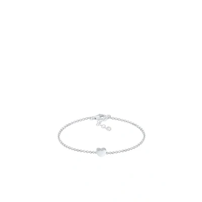 Afbeelding van Elli Heart Classic Armband, Dames, Maat: 16, Silber