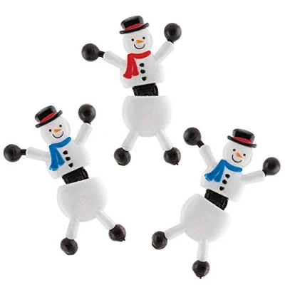 Afbeelding van Baker Ross Sneeuwman wandklimmer, 6 delige set