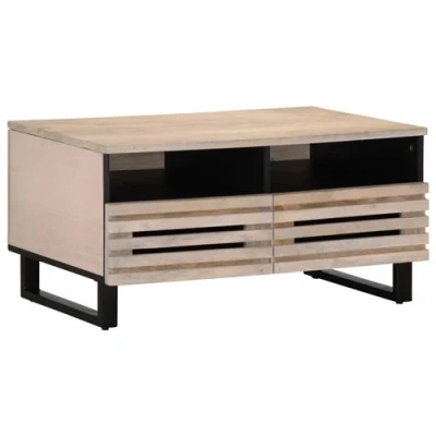 Afbeelding van vidaXL Salontafel 80x55x40 cm massief mangohout