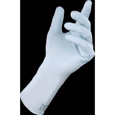 Afbeelding van Nitril wegwerphandschoenen KCL Dermatril 741, poedervrij, 280 mm XL