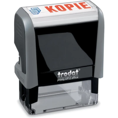 Afbeelding van Tekststempel Trodat Printy 4912 kopie blauw rood