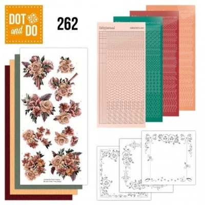 Afbeelding van Dot and Do 262 Amy Design Pink Roses