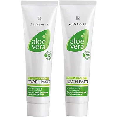 Afbeelding van LR 2x aloë vera Extra Frisse Tandpasta 40 % veragel &amp; aloe lipbalm