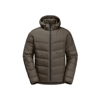 Afbeelding van Jack Wolfskin Colonius Gewatteerde jas, Heren, Maat: Small, Cold coffee