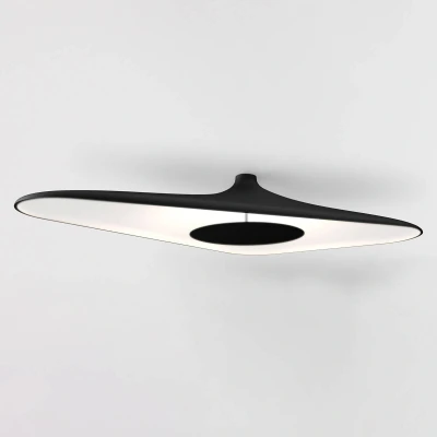 Afbeelding van Luceplan Soleil Noir plafondlamp LED zwartwit