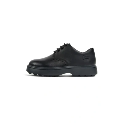 Afbeelding van Camper Norte Sportieve veterschoenen voor kinderen, Maat: 26, Black Leer