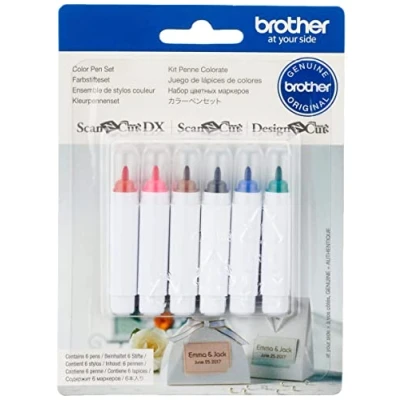 Afbeelding van 6 permanente inktpennen ScanNCut Brother