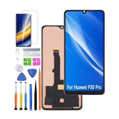 Afbeelding van Vervangingsscherm voor Huawei P30 Pro LCD incell, VOG L29 L09 AL00 Touchscreen Digitizer Assembly Reparatie Onderdelen Kit (Geen vingerafdrukken, geen gebogen scherm)