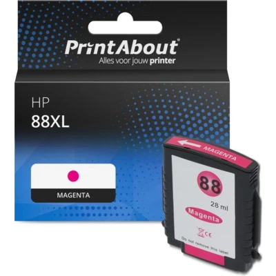 Afbeelding van Huismerk HP 88XL (C9392AE) Inktcartridge Magenta Hoge capaciteit