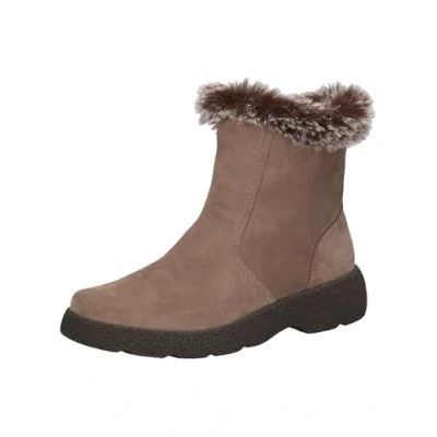 Afbeelding van Caprice dameslaarzen, plat, 9 25450 43, Taupe Comb