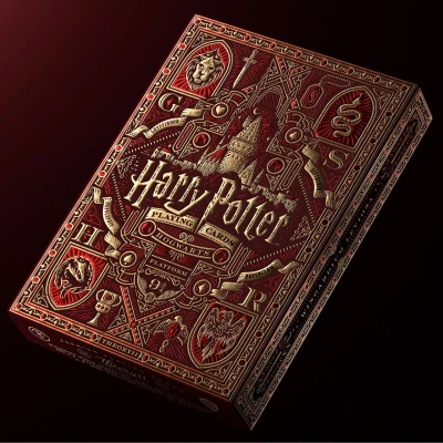 Afbeelding van Harry Potter Gryffindor Speelkaarten kaartspel Rood