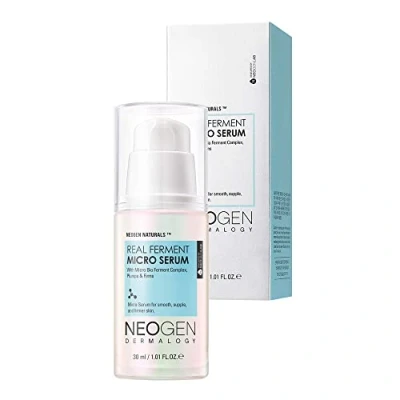 Afbeelding van DERMALOGY by NEOGENLAB Echt Ferment Micro Serum 1,01 Fl Oz (30 ml) Gezichtsserum met natuurlijk gefermenteerde ingrediënten (rijst) en hyaluronzuur voor een gehydrateerde, lichtere gezonde huid