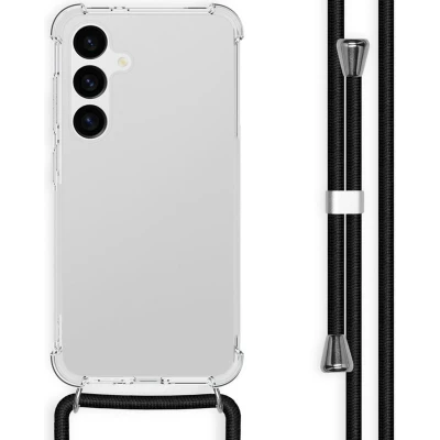 Afbeelding van iMoshion Hoesje Geschikt voor Samsung Galaxy S24 Plus met koord Backcover Zwart
