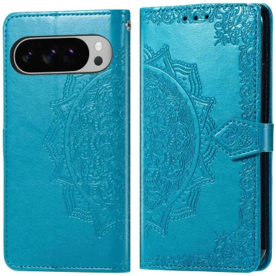 Afbeelding van imoshion Mandala Bookcase voor de Google Pixel 10 Pro XL Turquoise