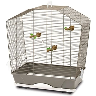 Afbeelding van Vogelkooi Camille 40 Savic grijs/wit 54 x 32 55 cm