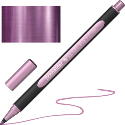 Afbeelding van Schneider metallic liner Paint it 020 1 2mm roze S ML02001121